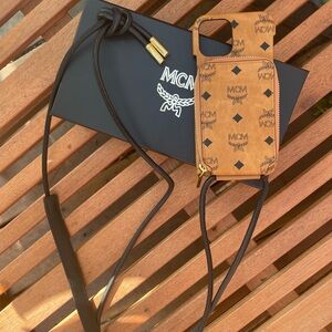MCM New iPhone 12 Case crossbody and wallet